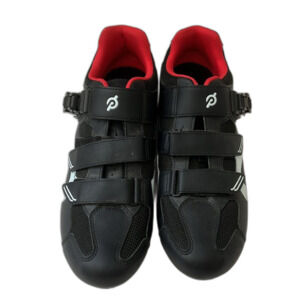 Peloton Clip In Cycling Biking Shoes Black and Red Size Men's EU 47 US 13